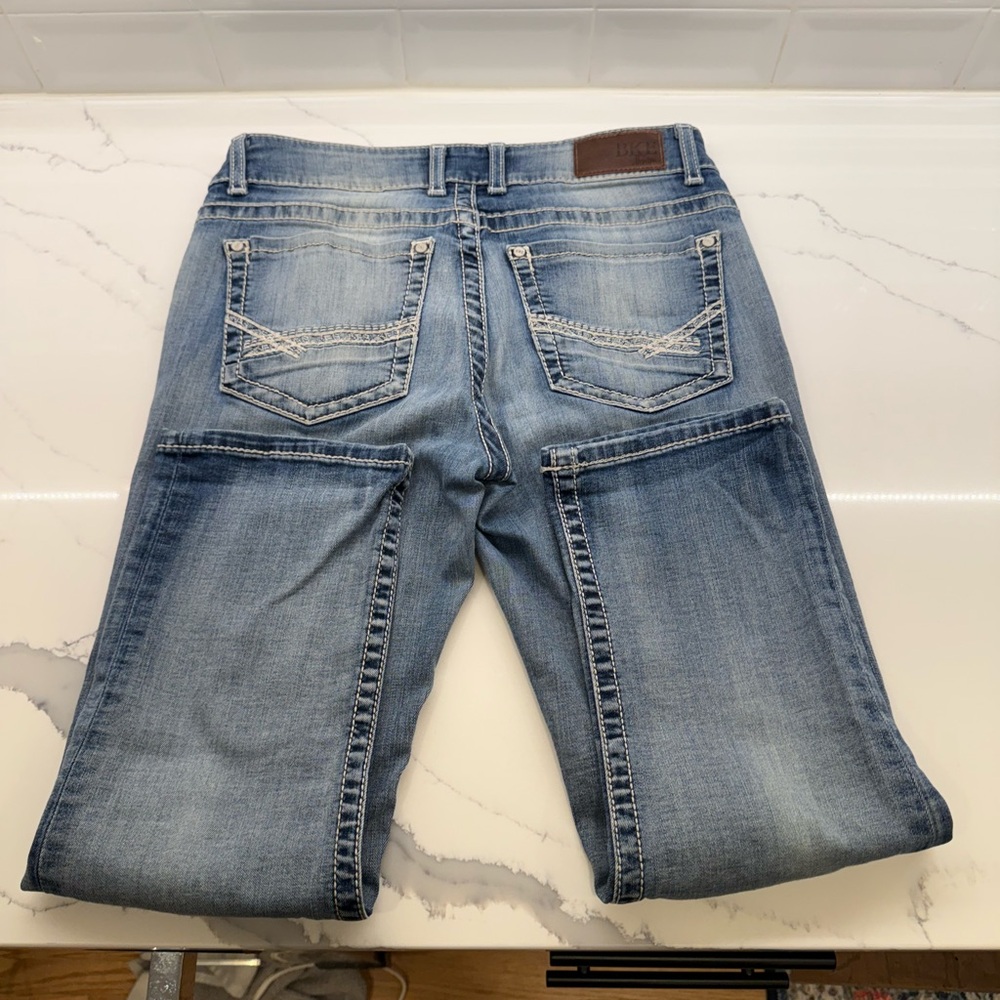 BKE denim, Women's Blue Denim Dakota Jeans Capri, 28